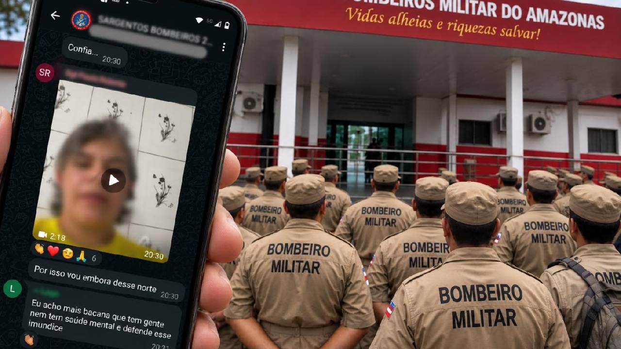 Sargento do Corpo de Bombeiros do Amazonas alega fraude eleitoral e hostiliza eleitores de Lula; Vídeo