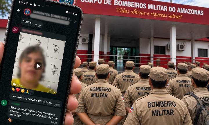 Sargento do Corpo de Bombeiros do Amazonas alega fraude eleitoral e hostiliza eleitores de Lula; Vídeo