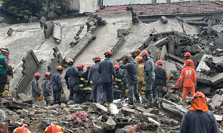 Desabamento de prédio em construção deixa dois mortos em São Paulo