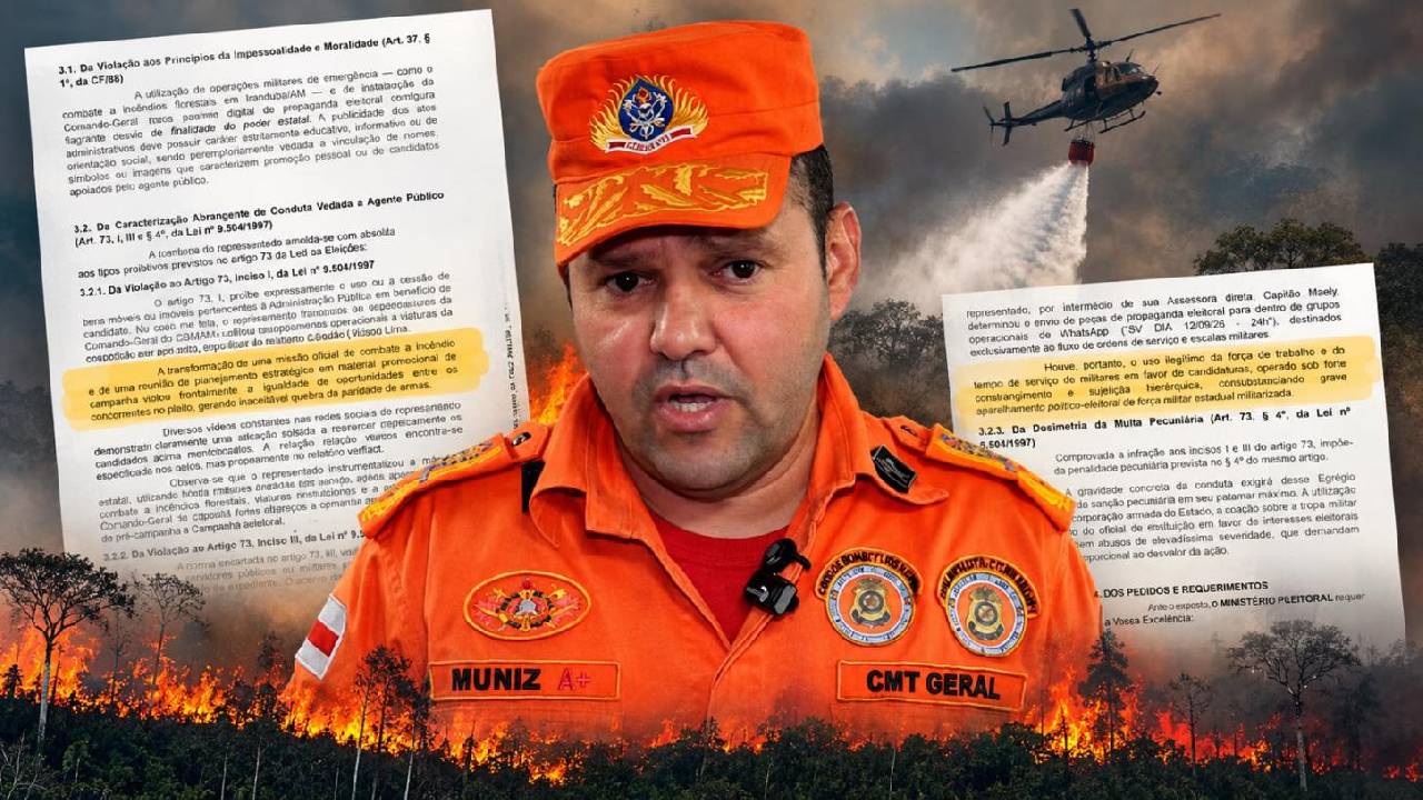 MPE aponta uso de combate a incêndios para promover candidatos no AM e pede multa de R$ 106 mil a comandante