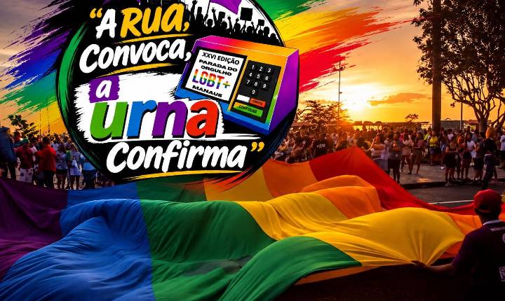 Parada LGBT+ de Manaus leva às ruas chamado por direitos e participação política