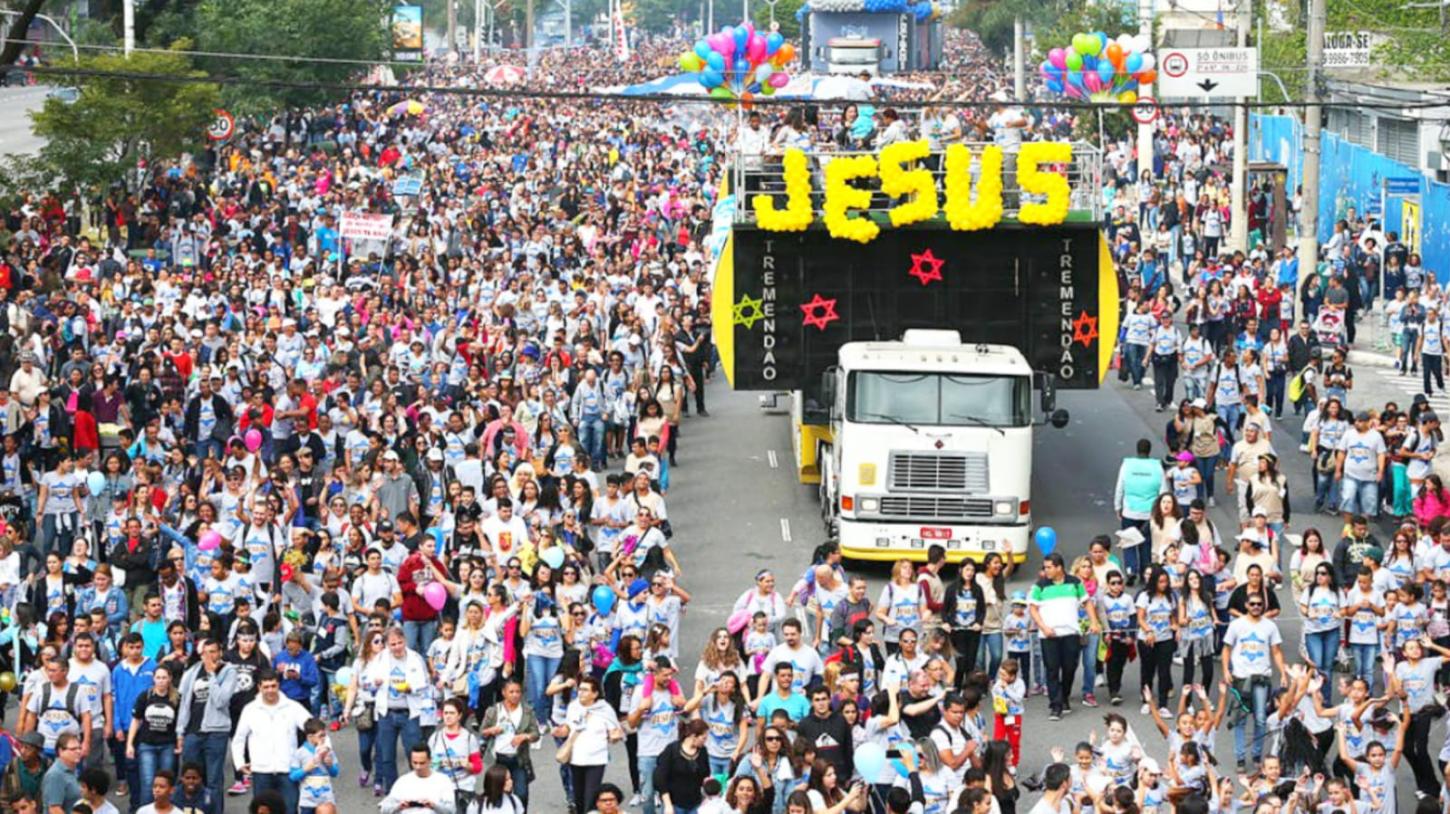 Marcha para Jesus acontece neste sábado; veja alterações no trânsito