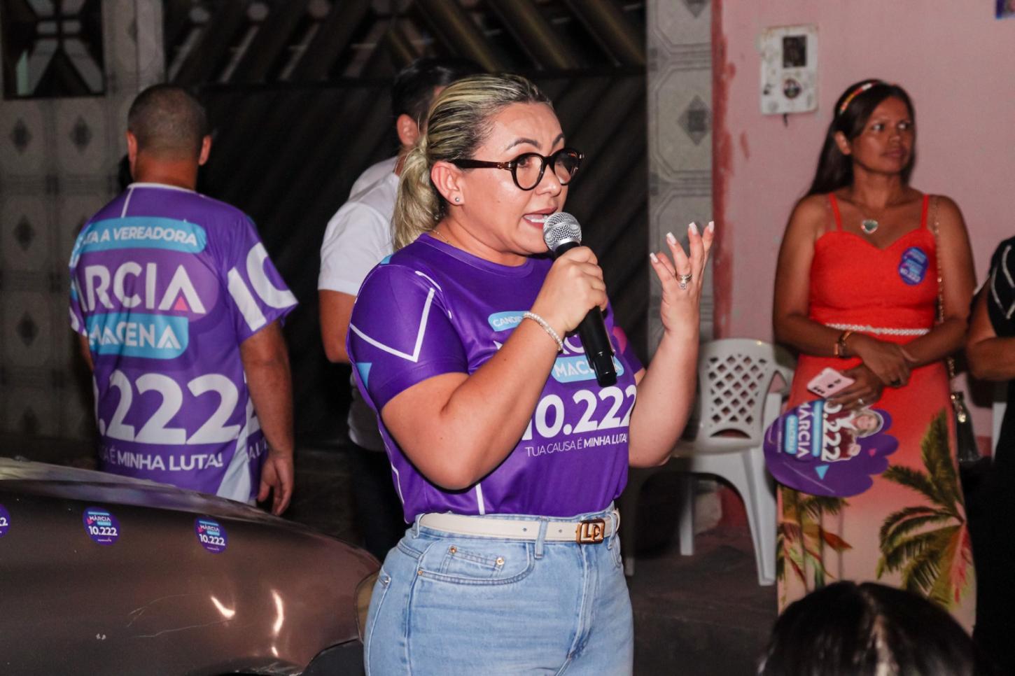 Márcia Macena apresenta propostas de campanha para moradores de Norte a Sul de Manaus