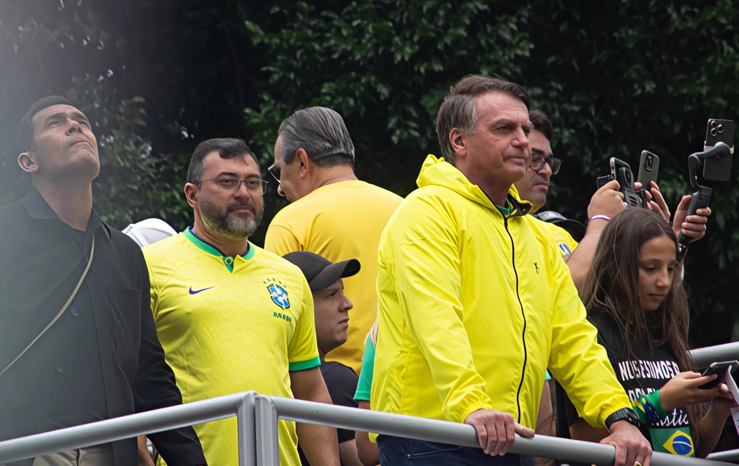 Em aceno ao bolsonarismo, Wilson Lima vai a ato pró-anistia