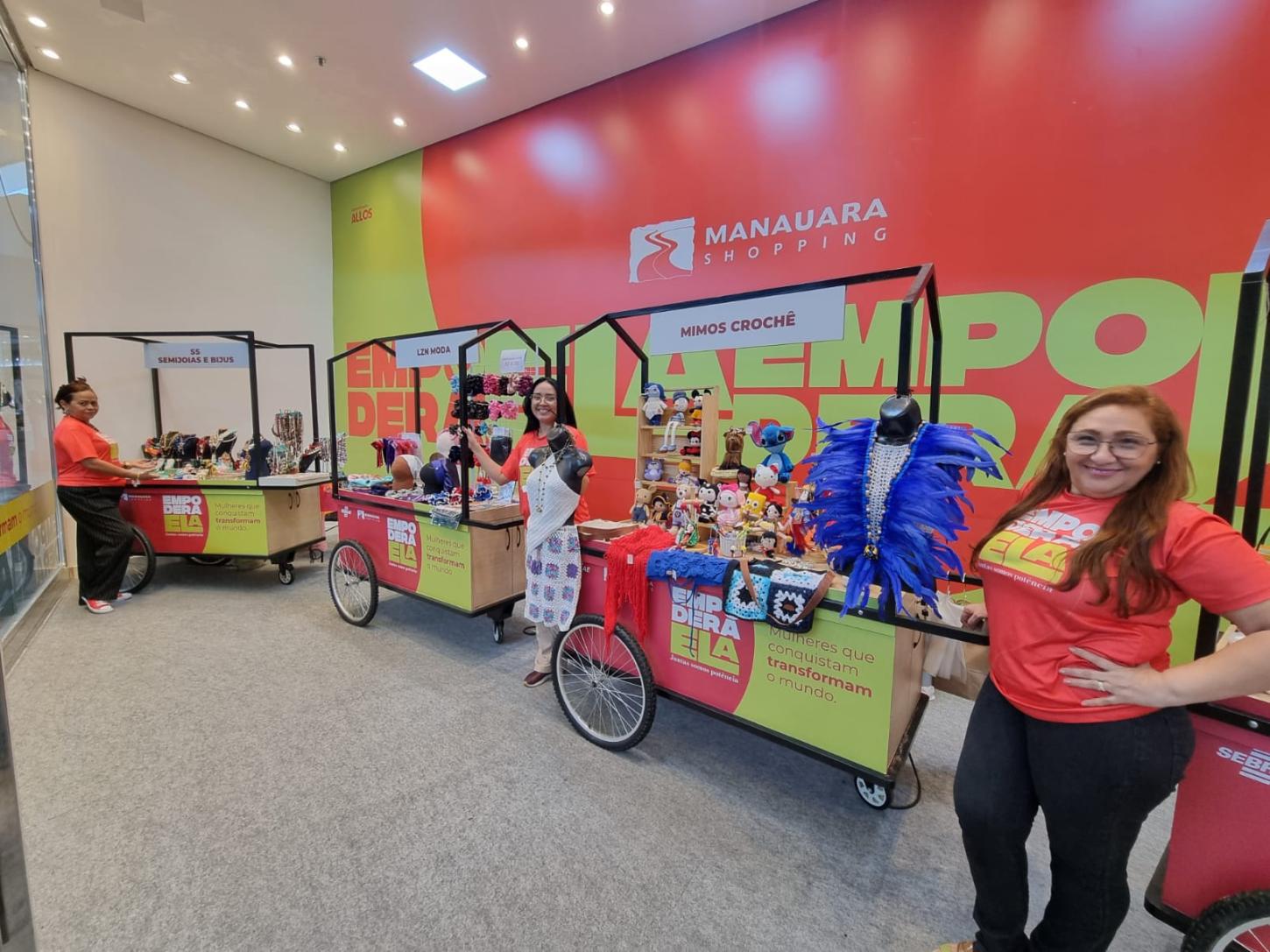 Mulheres empreendedoras ganham espaço em Shopping de Manaus