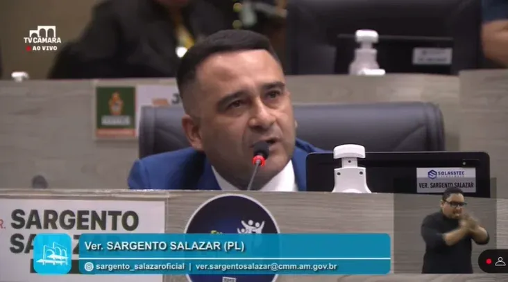 Sargento Salazar diz que vai sair do PL se Wilson Lima se filiar