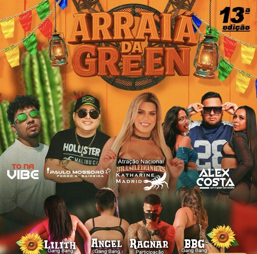 Arraial adulto reúne música, comidas típicas e brincadeiras eróticas em casa de swing em Manaus