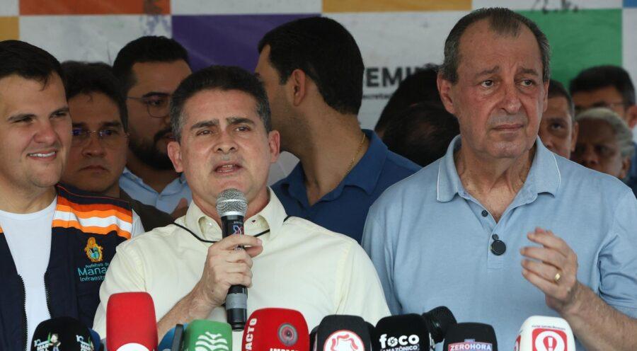 Prefeito de Manaus nega disputar Governo do AM em 2026 e reforça aliança com Omar Aziz