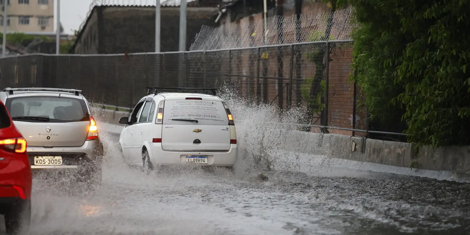 Temporais atingem o estado do Rio