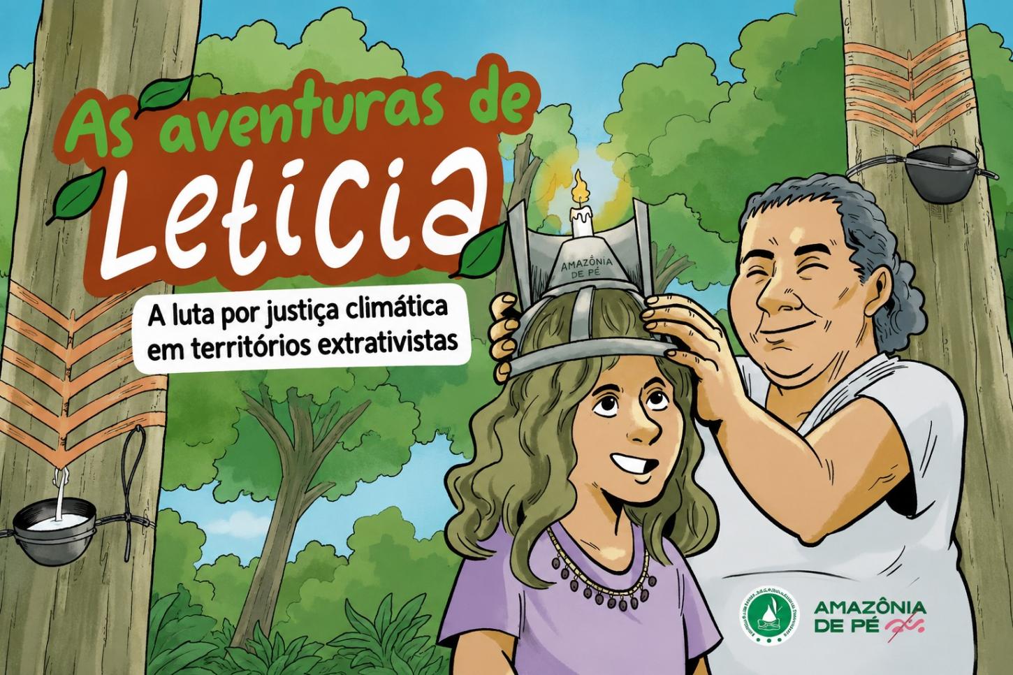 História em quadrinhos destaca luta das populações extrativistas pela justiça climática e defesa dos territórios