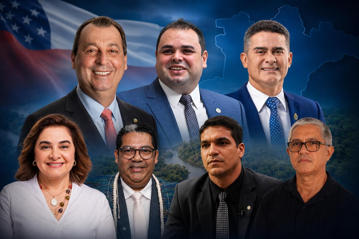 O que propõem os sete candidatos ao Governo do Amazonas nas eleições de 2026