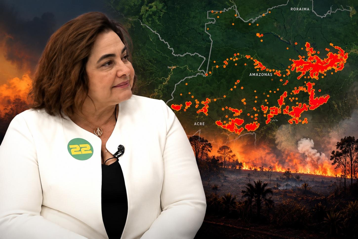 Maria do Carmo vence em Apuí e Humaitá, municípios com maiores focos de incêndios no Amazonas